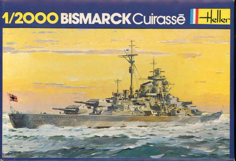 Bismarck - 1/2000 Scale (Heller)(HEL051)(TH2433)