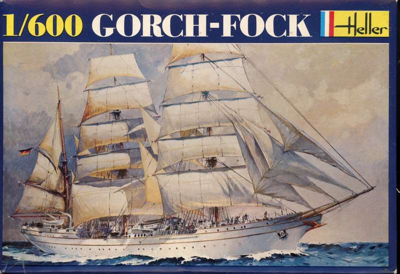 Gorch Fock - 1/600 Scale (Heller)(HEL059)(TH2431)