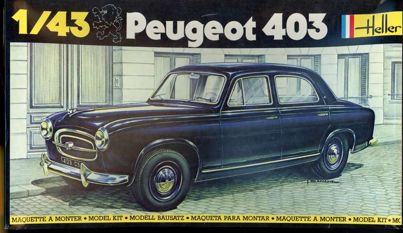 Peugoet 403 - 1/43 Scale (Heller)(HEL161)(TH2455)