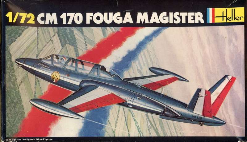 Fouga CN 170 Magister - 1/72 Scale (Heller)(HEL220)(TH2420)