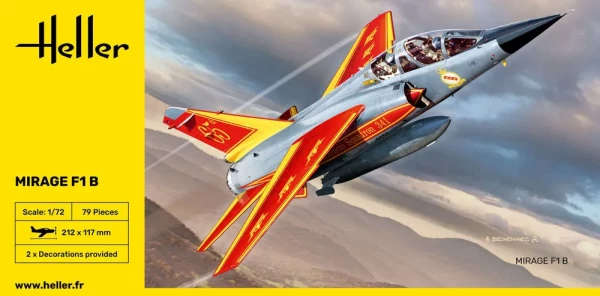Dassault F-1B - 1/72 Scale (Heller 30319)