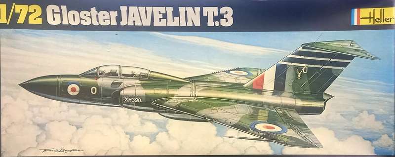 Gloster Javelin T.3 - 1/72 Scale (Heller)(HEL346)(TH2422)