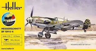 Messerschmitt Bf.109 K-4 Starter Kit - 1/72 Scale (Heller 56229)