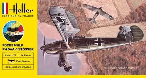 Focke Wulf 56 Stosser Starter Kit - 1/72 Scale (Heller 562380)