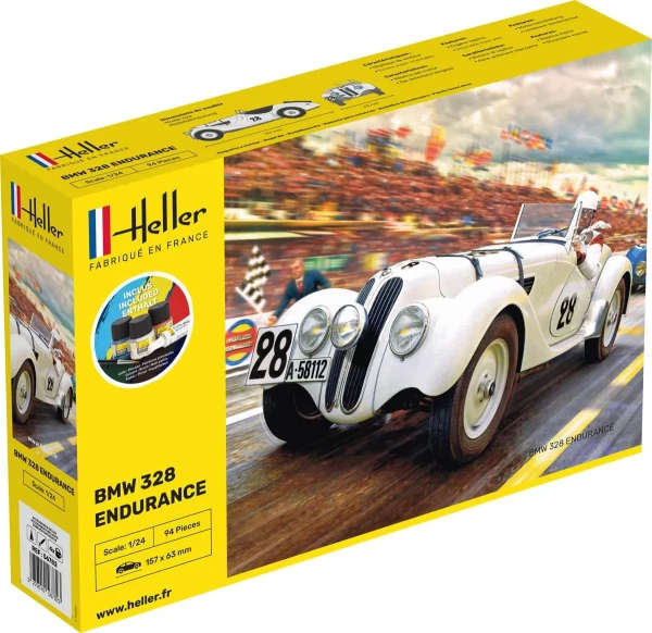 Starter Kit BMW 328 Endurance - 1/24 Scale (Heller 56782)