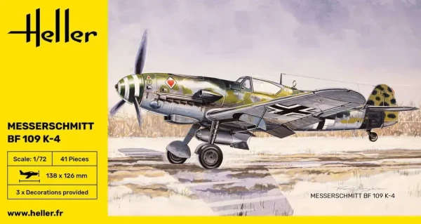 Messerschmitt Bf.109K-4 - 1/72 Scale (Heller 80229)