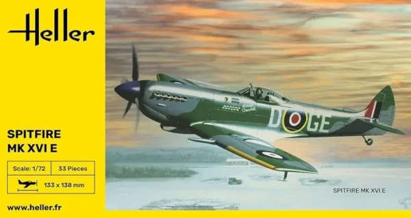 Spitfire Mk.XVI - 1/72 Scale (Heller 80282)
