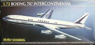 Boeing 707 Intercontinental Air France - 1/72 Scale (Heller 80305)