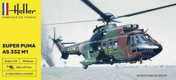 AS.332 Super Puma M1 - 1/72 Scale (Heller 80367)