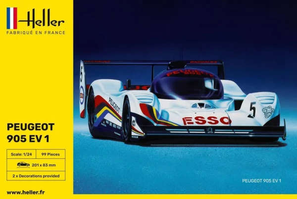 Peugeot 905 EV 1 - 1/24 Scale (Heller 80718)