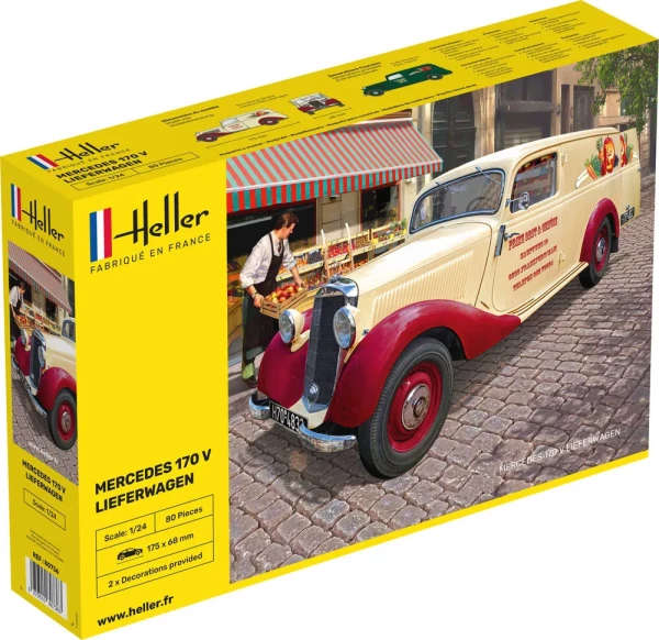 Mercedes Benz 170 Lieferwagen - 1/24 Scale (Heller 80736)