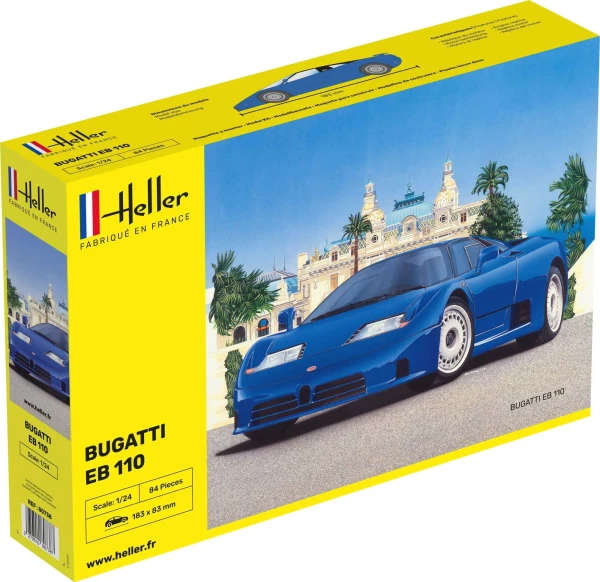 Bugatti EB 110 - 1/24 Scale (Heller  80738)