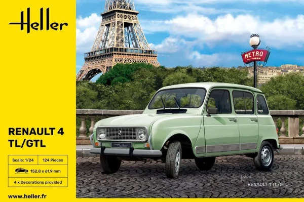 Renault 4TL/GTL - 1/24 Scale (Heller 80759)