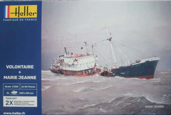 Volontaire Marie & Marie Jeanne (Double Set) - 1/200 Scale (Heller 85604)