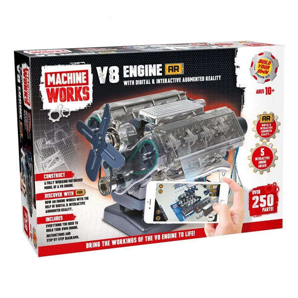 V8 Engine Plastic Model  (Machine Works HM10R)
