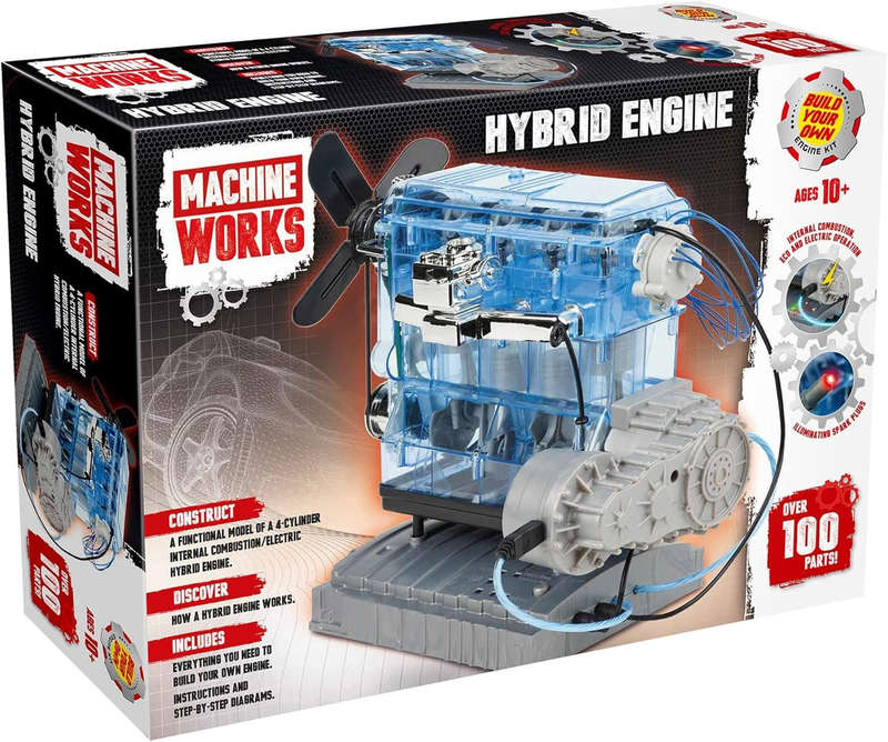 4 Cylinder Hybrid Engine Plastic Model (Machine Works HMHY14)