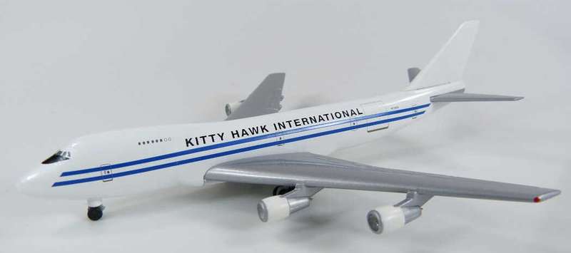 Boeing 747-200F Kitty Hawk - 1/500 Scale (Herpa)(HW502641)(TAS007200)