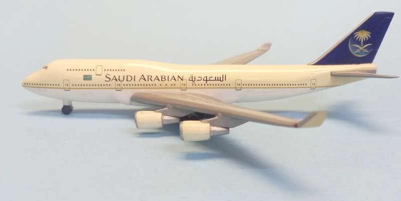 Boeing 747-400 Saudi Arabian Airlines - 1/500 Scale (Herpa)(HW511049)(PW0005)