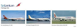 Boeing 747-200/A340/DC8 AirLanka/SriLankan - 1/500 Scale (Herpa)(HW516785)
