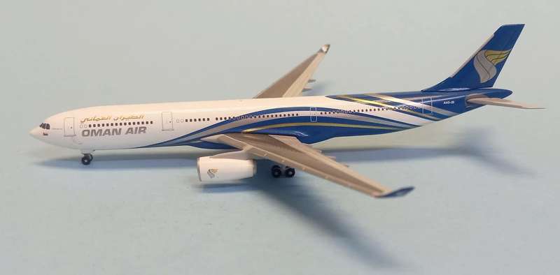 Airbus A330-300 Oman Air - 1/500 Scale (Herpa)(HW530484)(PW0001)