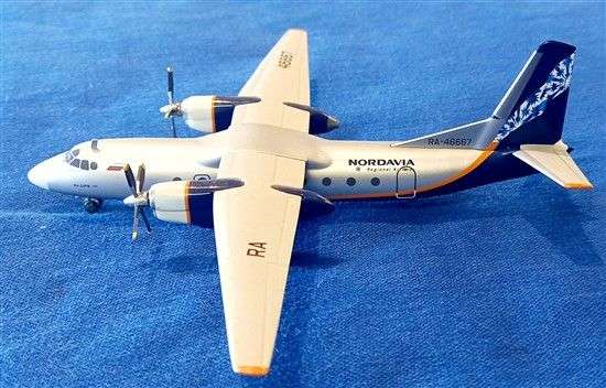 Antonov An-24RV Nordavia - 1/200 Scale (Herpa)(HW554268)
