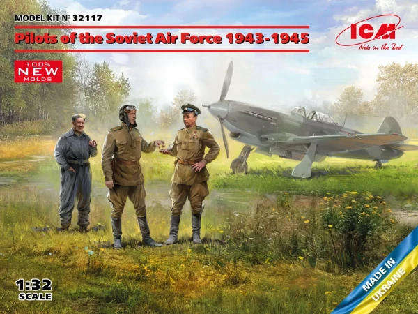 Soviet Air Force Pilots - 1/32 Scale (ICM 32117)