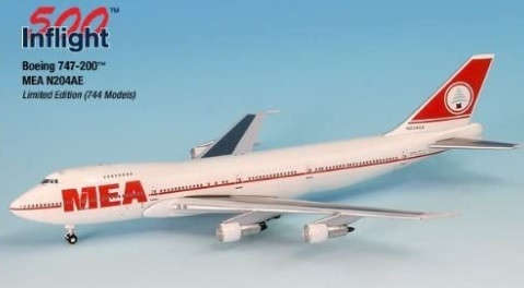 Boeing 747-200 MEA - 1/500 Scale (Inflight 500)(IF5742011)