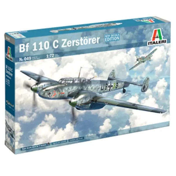 Messerschmitt Bf.110 C3 Zerst - 1/72 Scale (Italeri 049)