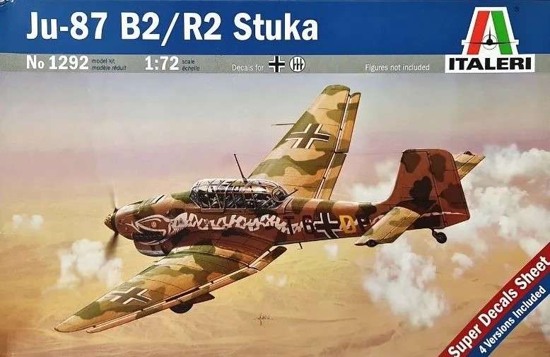 Junkers Ju.87B Stuka - 1/72 Scale (Italeri)(IT1292)