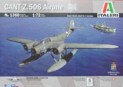 Cant Z.506 Airone 1/72 scale ITALERI 1360