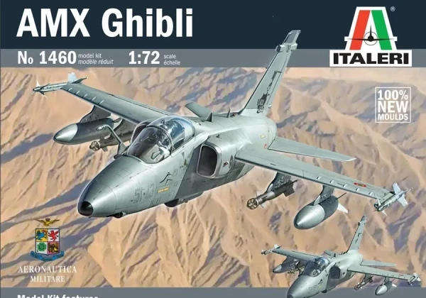 AMX Ghibli with Photo-etched parts - 1/72 Scale(Italeri 1460)