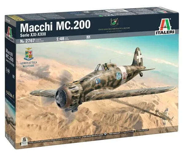 Macchi MC.200 Saetta Series XXI-XXIII - 1/48 Scale (Italeri 2767)