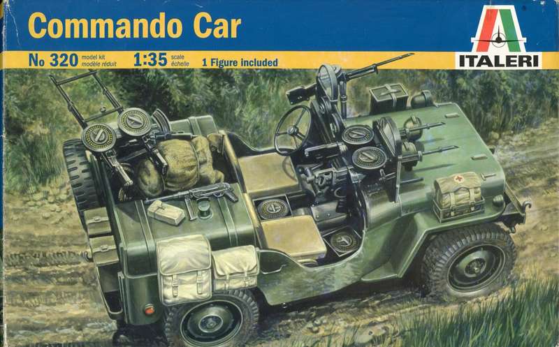 Commando Car - 1/35 Scale (Italeri)(IT320)(ON0087)