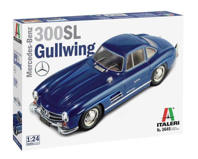 Mercedes-Benz 300 SL Gull Wing - 1/24 Scale (Italeri 3645)