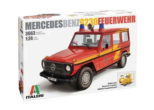 Mercedes-Benz G230 Feuerwehr - 1/24 Scale (Italeri 3663)