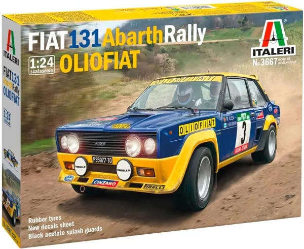 Fiat 131 Abarth Rally Olio Fiat - 1/24 Scale (Italeri 3667)