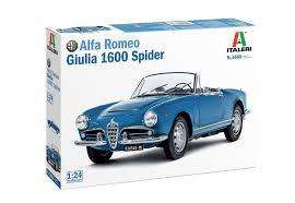 Alfa Romeo Guila 1600 Spider - 1/24 Scale (Italeri 3668)