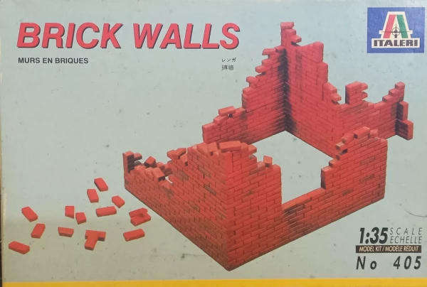 Brick Walls - 1/35 Scale (Italeri 405)