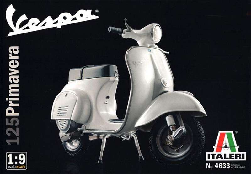 Vespa 125 Primavera - 1/9 Scale (Italeri 4633)