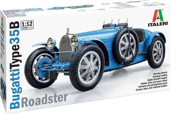 Bugatti Type 35B Roadster (Monte Carlo) - 1/12 Scale (Italeri 4713)