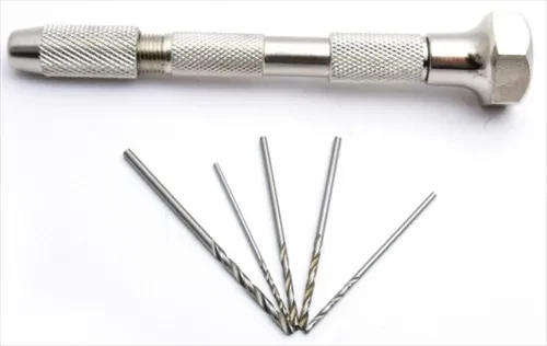 Pin Vice with 5 Drill Bits (Italeri 50831)