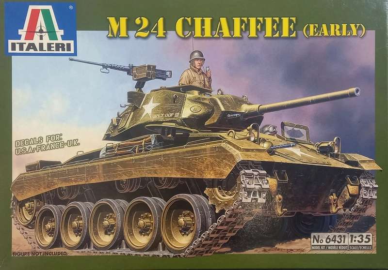 M24 Chaffee (Early) - 1/35 Scale (Italeri)(IT6431)(ON6431)