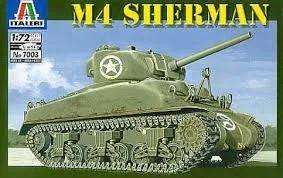 M4 Sherman 1/72 Scale Italeri 7003