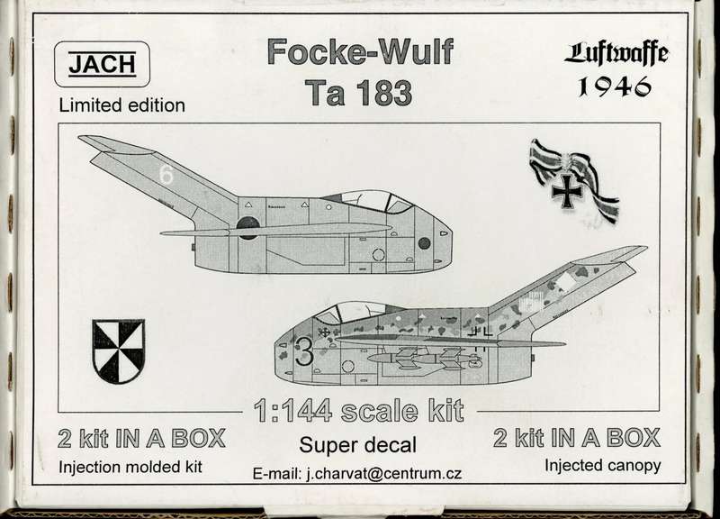 Focke-Wulf Ta 183 - 1.144 Scale (JACH)(JACH14401)(TH2419)
