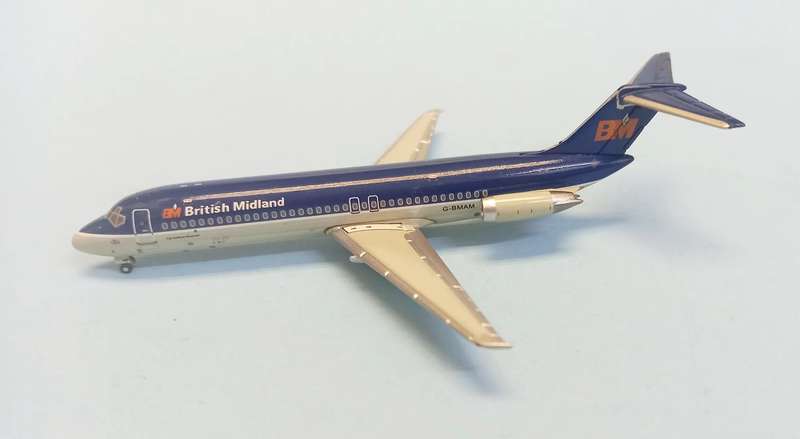 Douglas DC-9-30 British Midland - 1/400 Scale (Jet X)(JX480)(TAS4386)