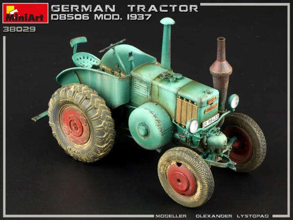 German Tractor D8506 - 1/35 Scale (MiniArt 38029) TRACTORS