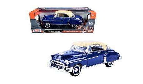 Chevy Bel Air Dark Blue 1950 - 1/18  (Motormax MOT73111)