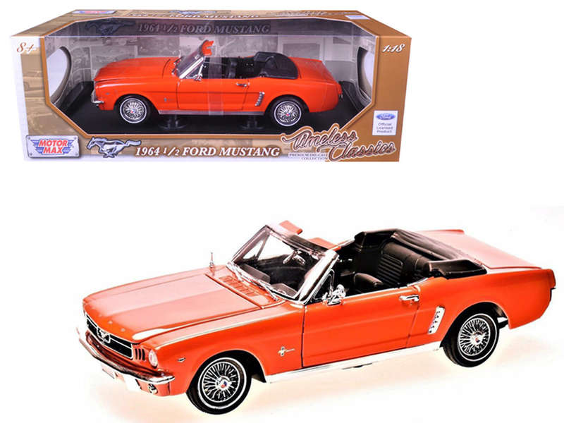 Ford Mustang Convertible Orange 1964  - 1/18  (Motormax MOT73145)