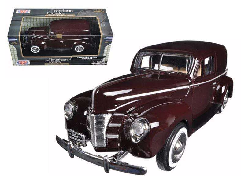 Ford Sedan Delivery 1940 Purple - 1/24  (Motormax MOT73250)