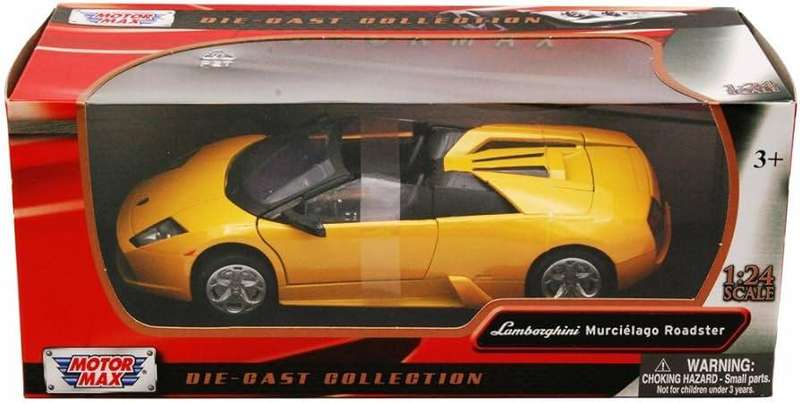 Lamborghini Murcielago Roadster Met Yellow - 1/24  (Motormax MOT73316)